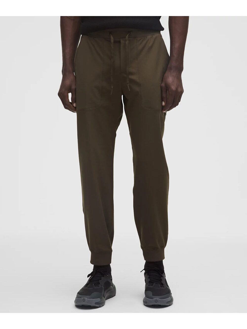 Lululemon men’s Olive Green Drawstring Jogger Pant Cuf large